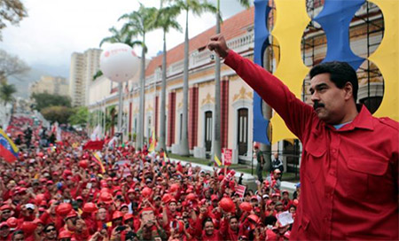 El presidente de Venezuela, Nicolás Maduro Maduro pide apoyo popular a los diálogos entre Gobierno y oposición